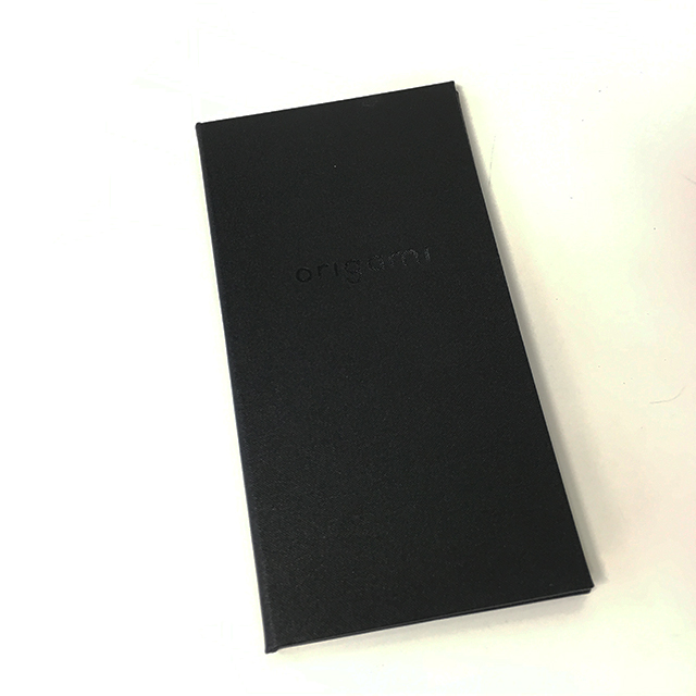 MENU, Black Slimline Hardcover Origami